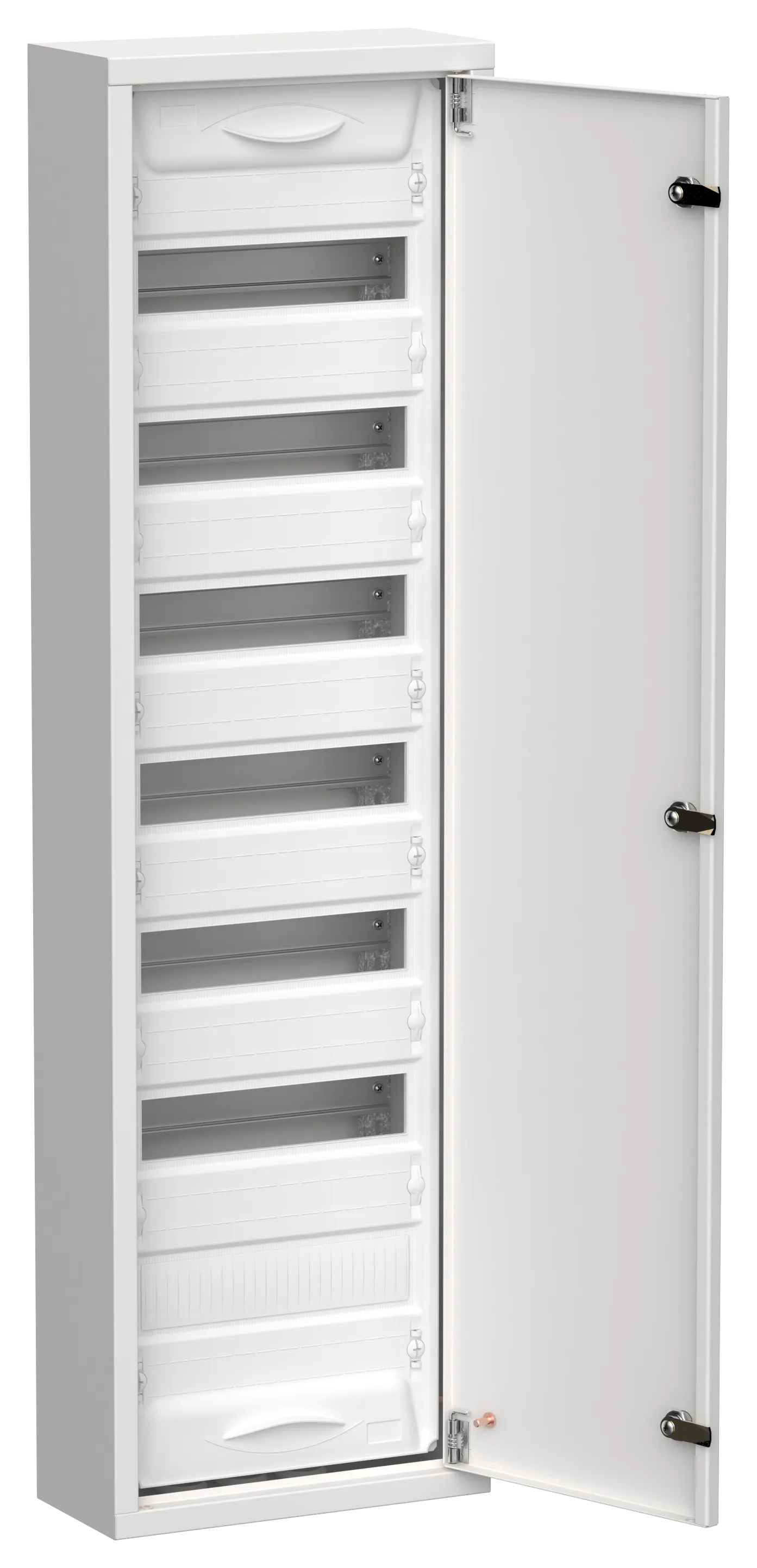 TITAN 5 Корпус металлический ЩРн-84 (1х84) 1085х310х140мм IP31 белый (одна дверь) IEK TI5-50-N-084-31