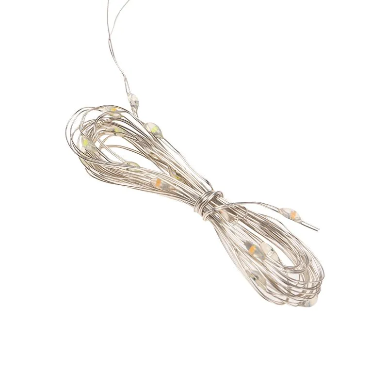 Гирлянда Светодиодный дождь из росы 3х2м, белый, USB + пульт управления, с крючками для крепления NEON-NIGHT - Фото 2