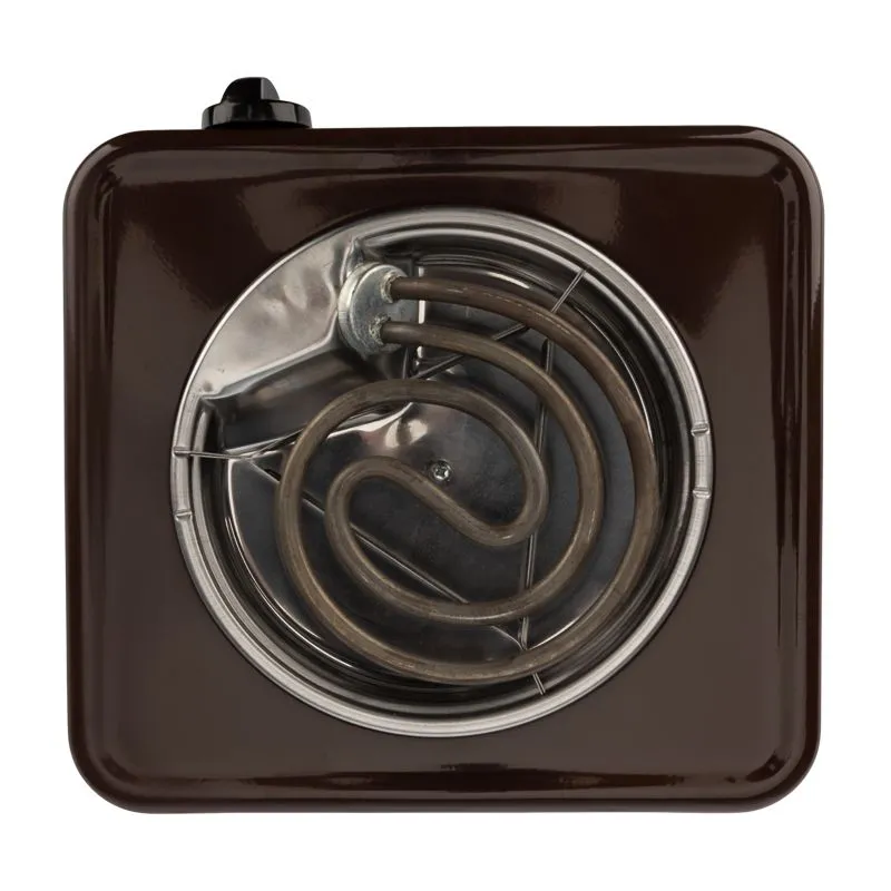 Электроплитка одноконфорочная, ТЭН 1,0 кВт/220В, коричневая ЭПТ1-1,0/220 ПСКОВА-1 - Фото 3