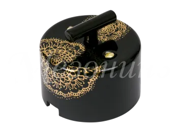 Выключатель ретро фарфоровый поворотный на два положения, CILINDRO, коллекция "ИМПЕРАТОРСКАЯ" , цвет