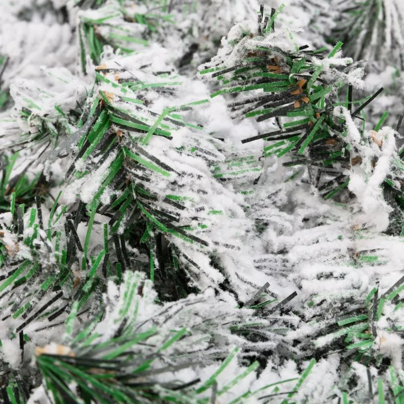 Заснеженный еловый шлейф NEON-NIGHT 2.7 м, Ø 26 см, ПВХ - Фото 5