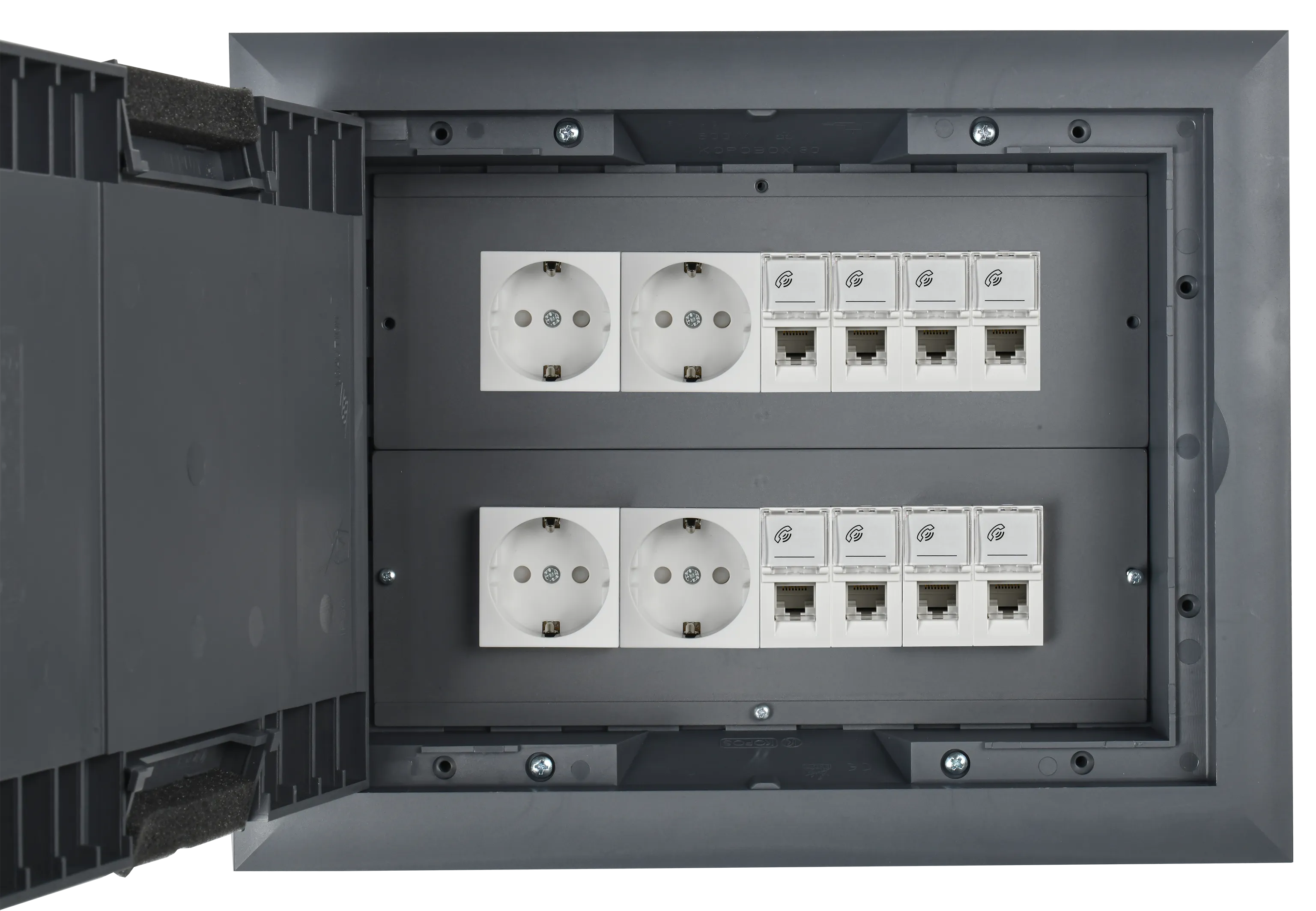 PRIMER Лючок напольный на 24 модуля ONFLOOR 24 IEK - Фото 6