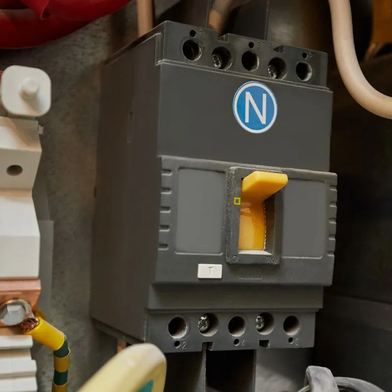 Наклейка знак электробезопасности «N», диаметр 20мм (20 шт. на листе) REXANT - Фото 3