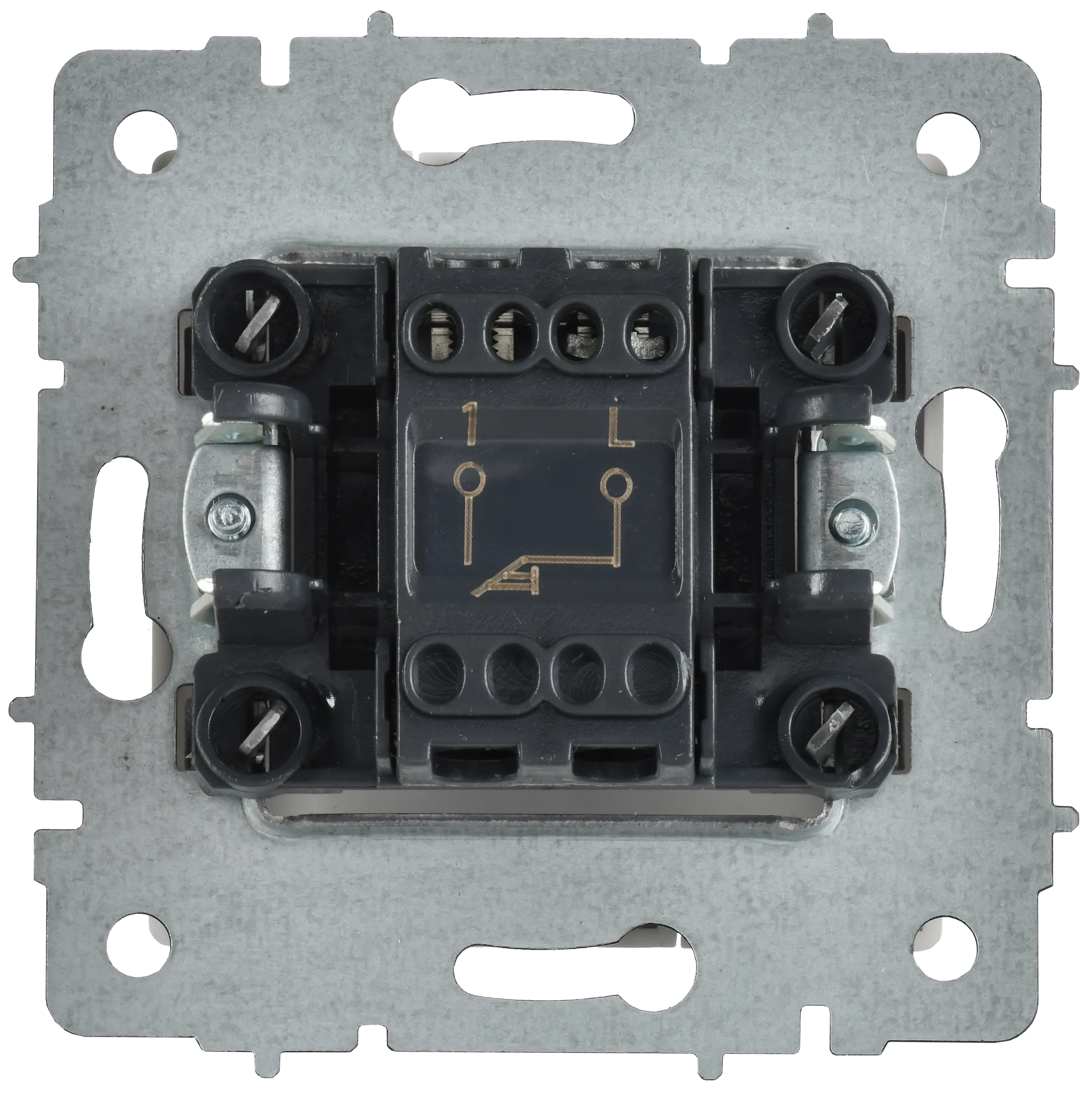 BRITE Выключатель 1-клавишный самовозвратный 10А ВС10-1-4-БрАБ арктический белый IEK - Фото 6