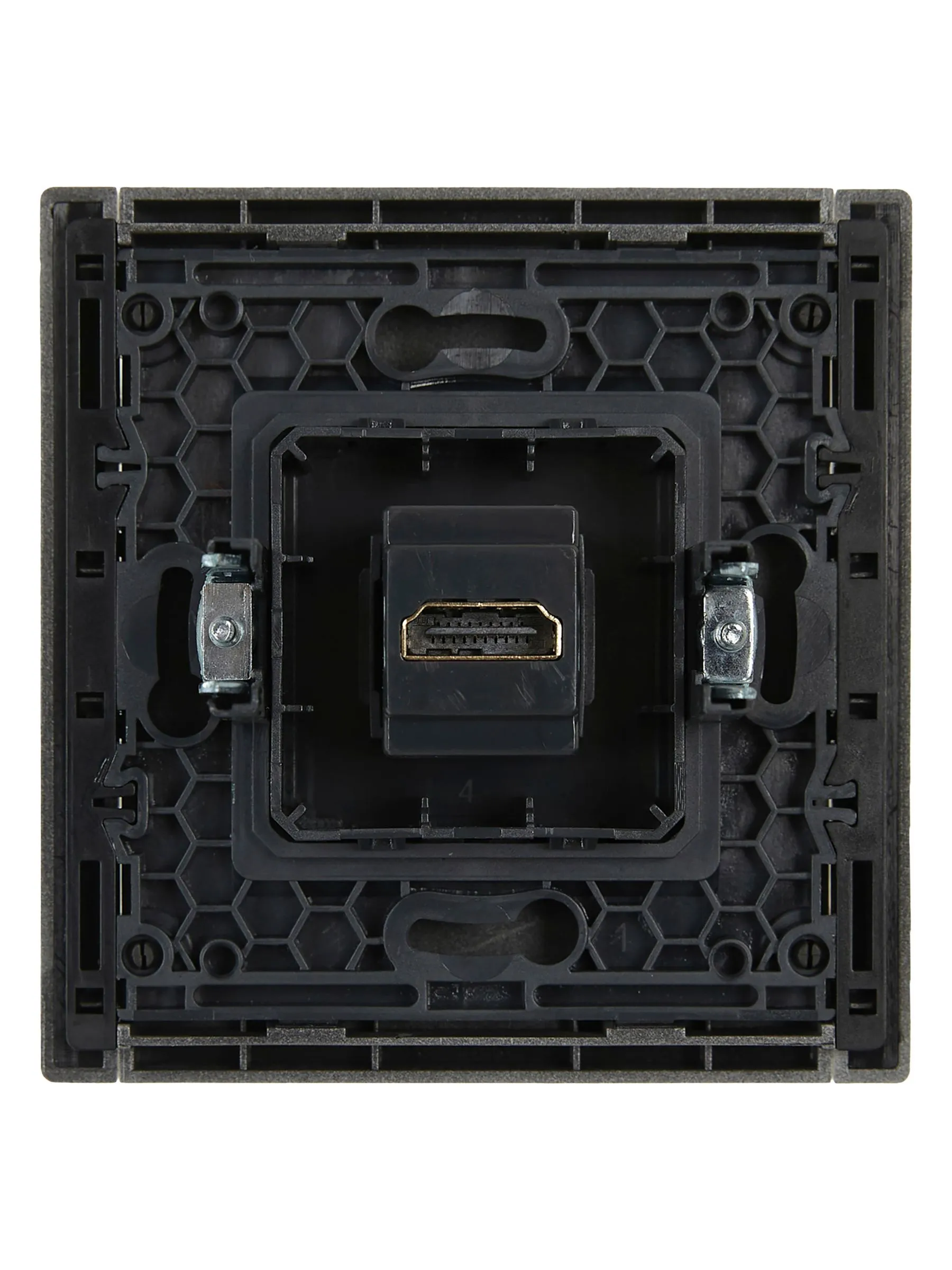 FORTE&PIANO Розетка HDMI FP540 сталь IEK - Фото 4