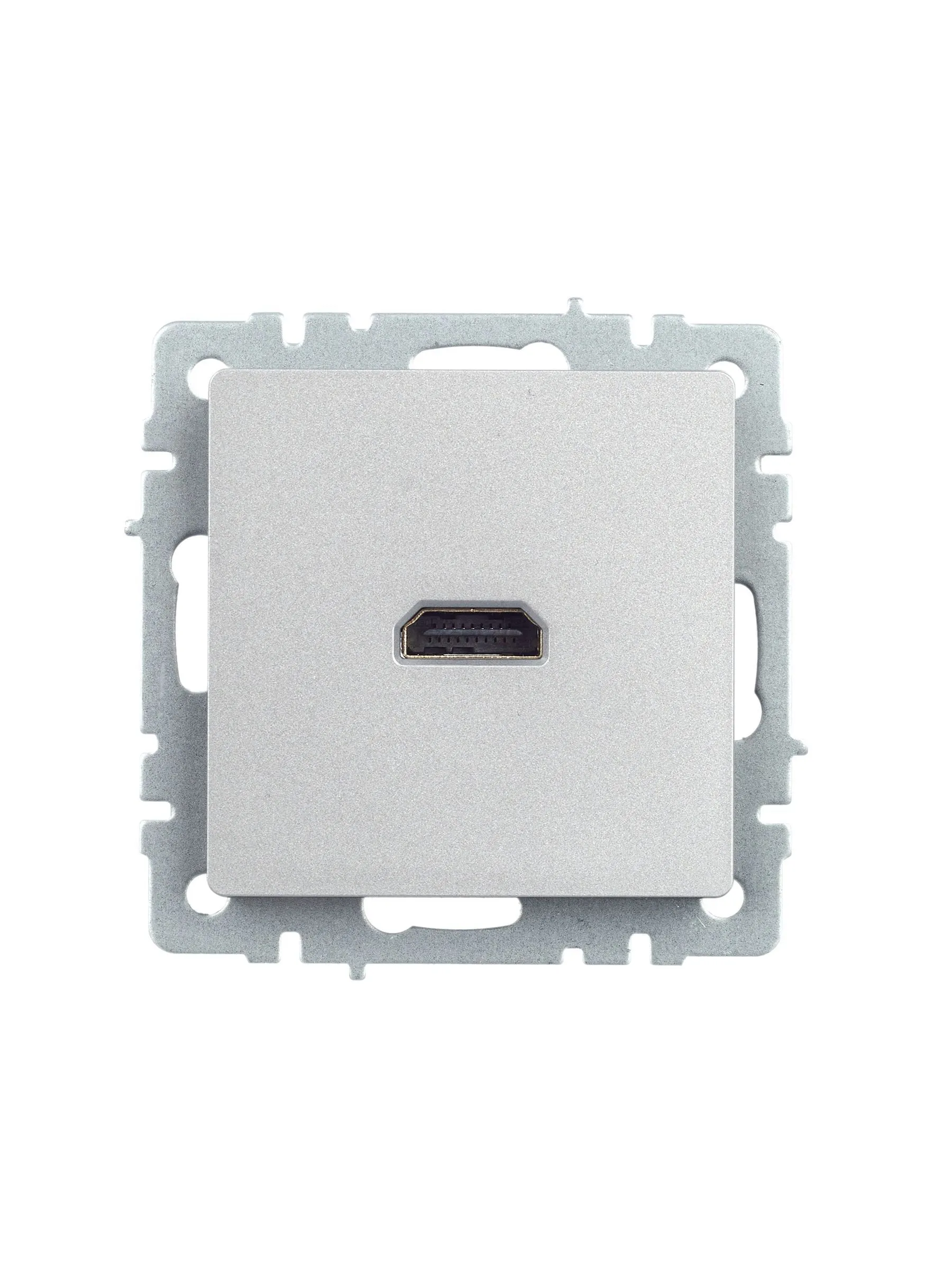 BRITE Розетка HDMI РHDMI-0-БрА алюминий IEK - Фото 2