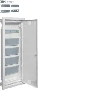 Щит cкрытой установки  Multimedia (881х348х89), IP-30 // Hager - Volta (Белая дверь с перфорацией)