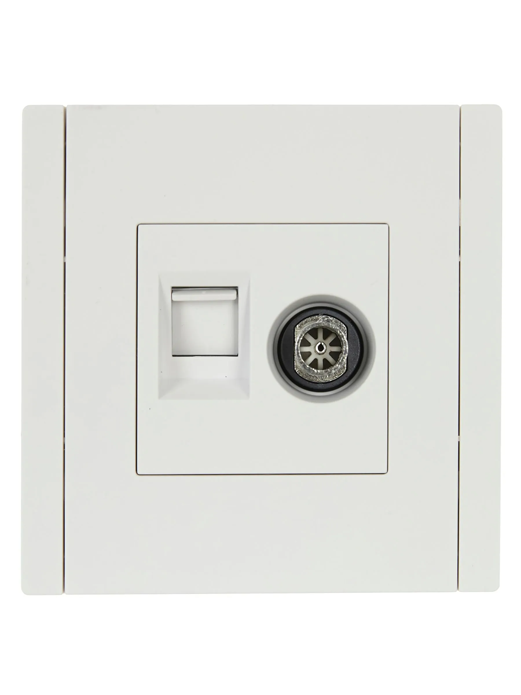 FORTE&PIANO Розетка двойная TV+RJ45 кат.6 FP237 белый IEK - Фото 3