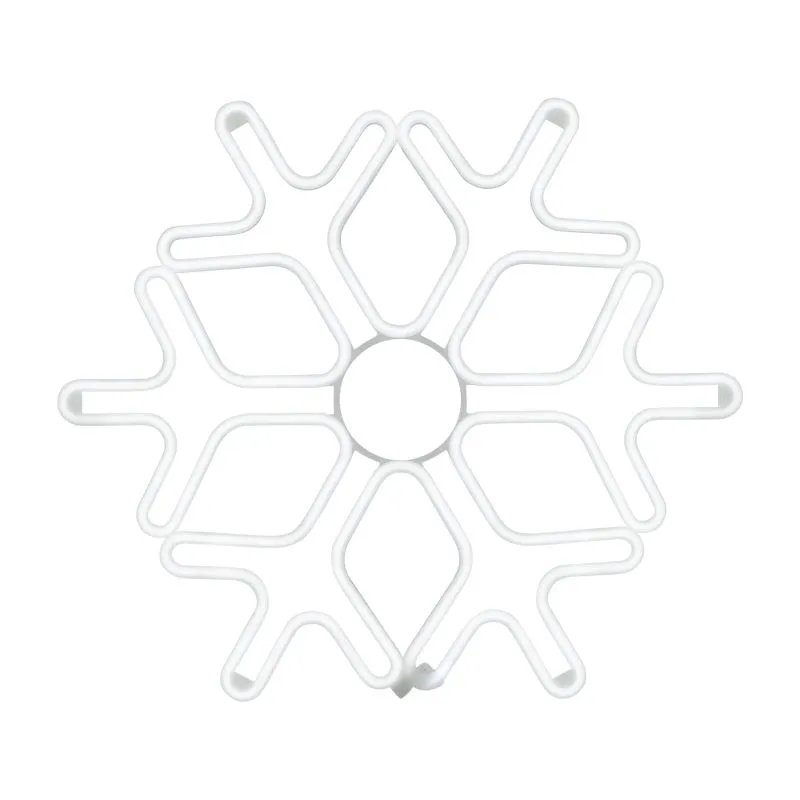 Фигура Снежинка из гибкого неона, 60х60 см, цвет свечения синий NEON-NIGHT