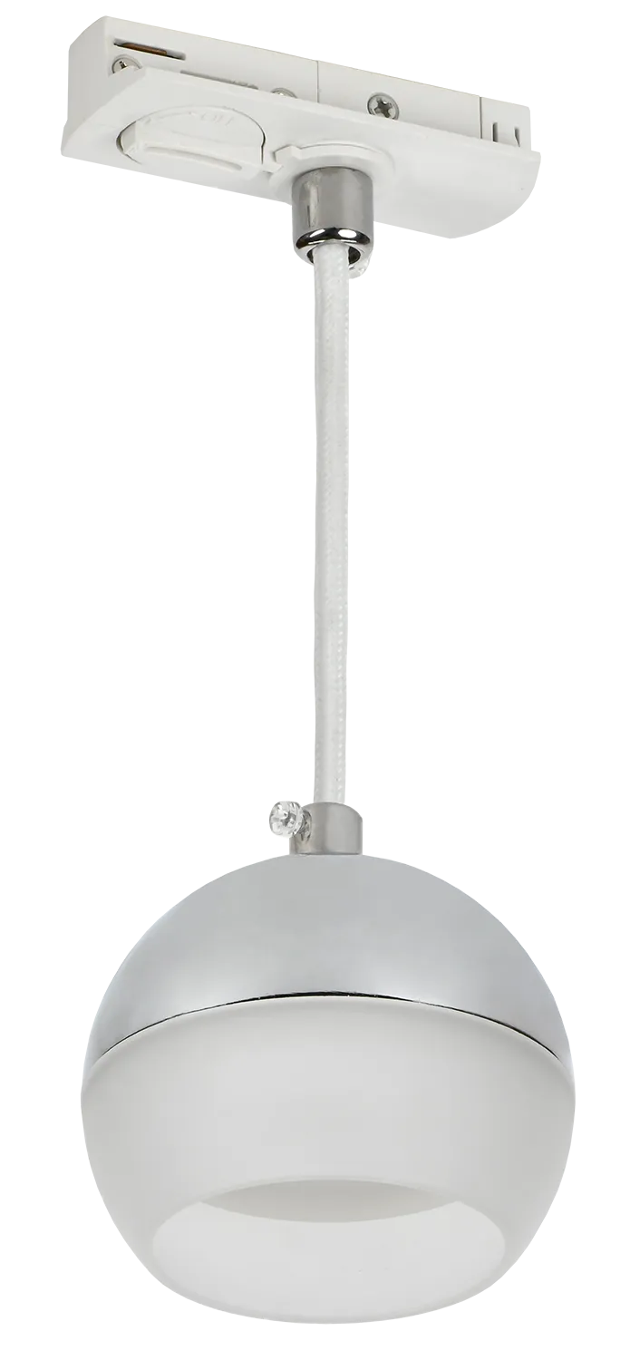 LIGHTING Светильник 4119 декоративный трековый подвесной под лампу GX53 хром IEK