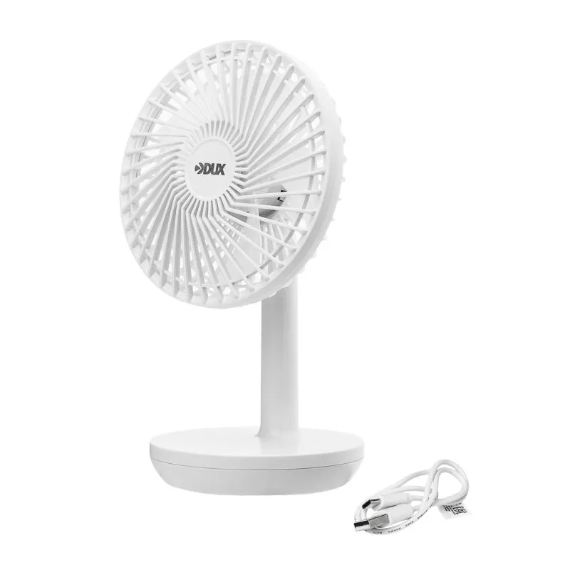 Вентилятор настольный USB, белый, 6 Вт - Фото 4