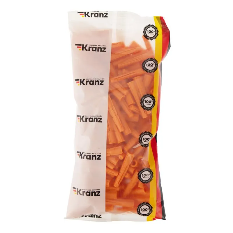 Дюбель универсальный с бортиком, 8х52, пакет (200 шт/уп) KRANZ - Фото 2