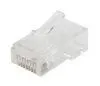 Rexant Разъем сетевой LAN на кабель, штекер 8Р8С (Rj-45) под обжим, категория 6, (10шт.) 06-0085-А10