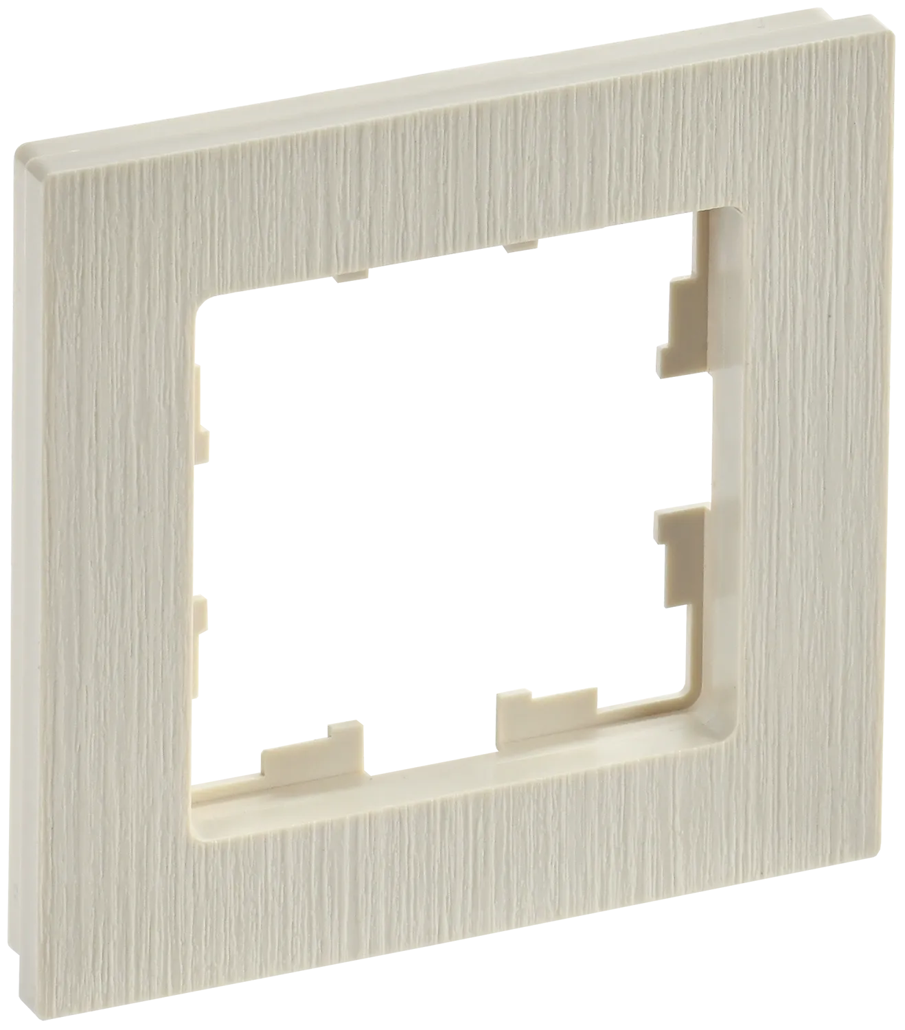 BRITE Рамка 1-местная РУ-1-Бр бежевый рифленый IEK