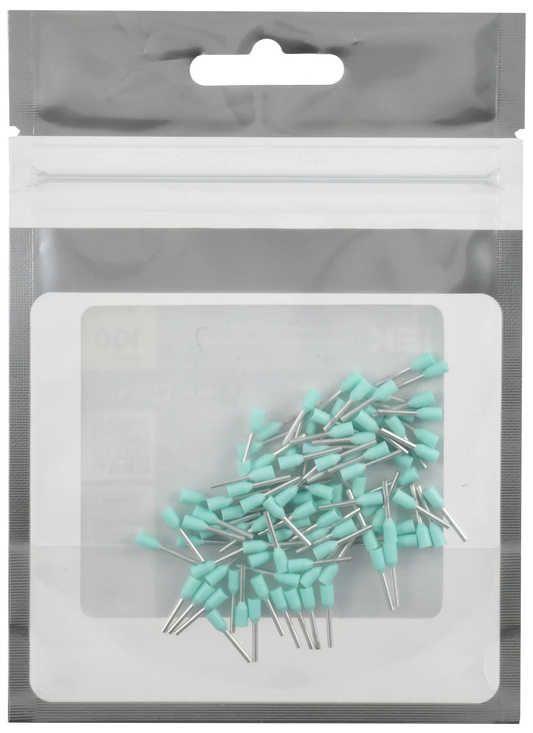 Наконечник НШВИ 0,34-8 бирюзовый (100шт/упак) IEK - Фото 3