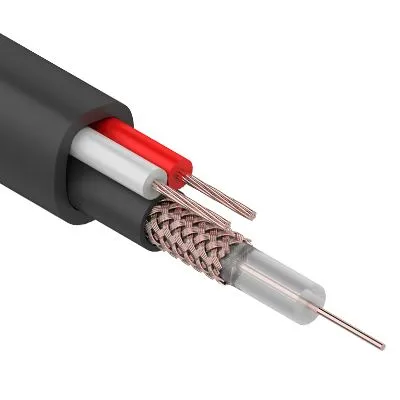 Кабель КВК-П-1,5+2x0,75 мм² (Cu/Cu) черный, 200 м, REXANT