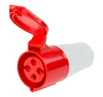 Розетка переносная 224 3Р+РЕ, 32А, 380В IP44 DEKRON