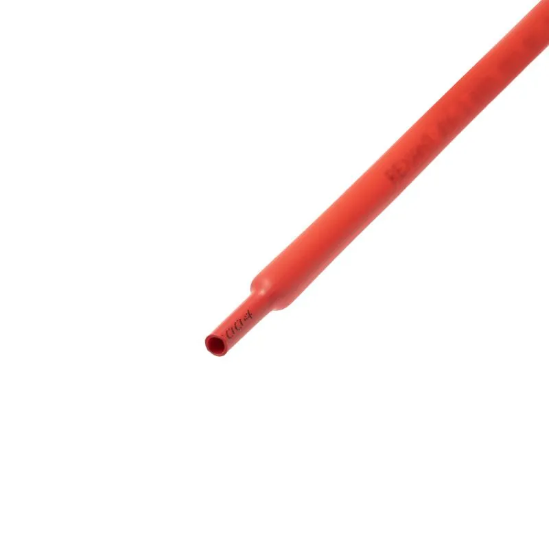 Трубка термоусаживаемая ТУТ нг 6,0/3,0мм, красная, упаковка 50 шт. по 1м REXANT - Фото 2