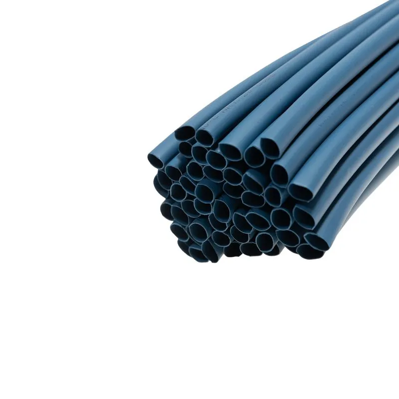 Трубка термоусаживаемая ТУТ нг 6,0/3,0мм, синяя, упаковка 50 шт. по 1м REXANT - Фото 4