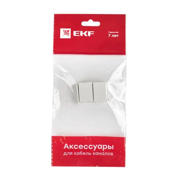 Соединитель (15х10) (4 шт) белый EKF-Plast - Фото 6