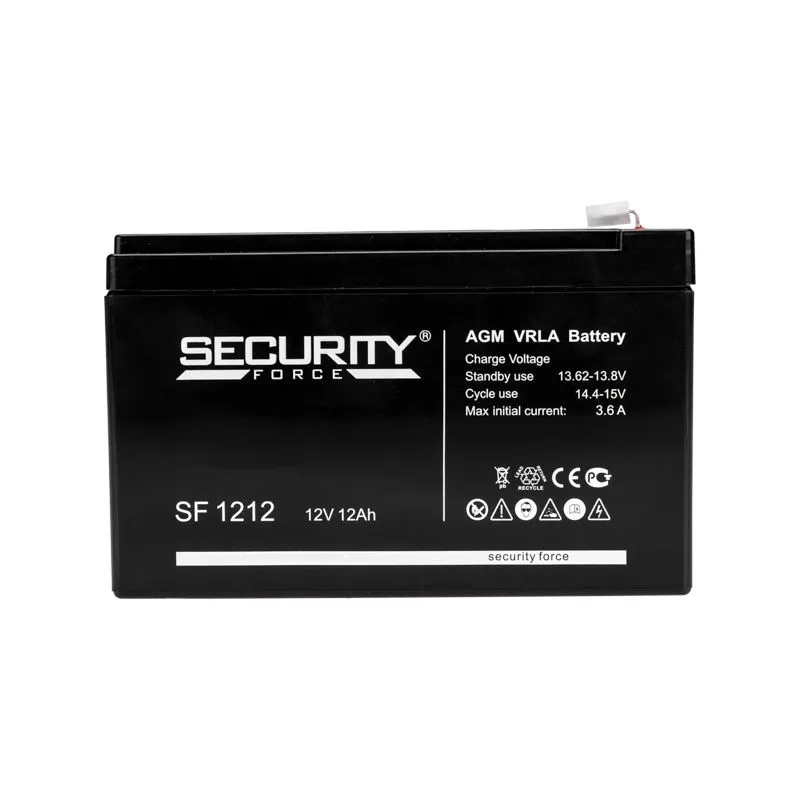 Аккумулятор свинцово-кислотный BT 1212, 12В, 12Ач, срок службы 3 года - Фото 2