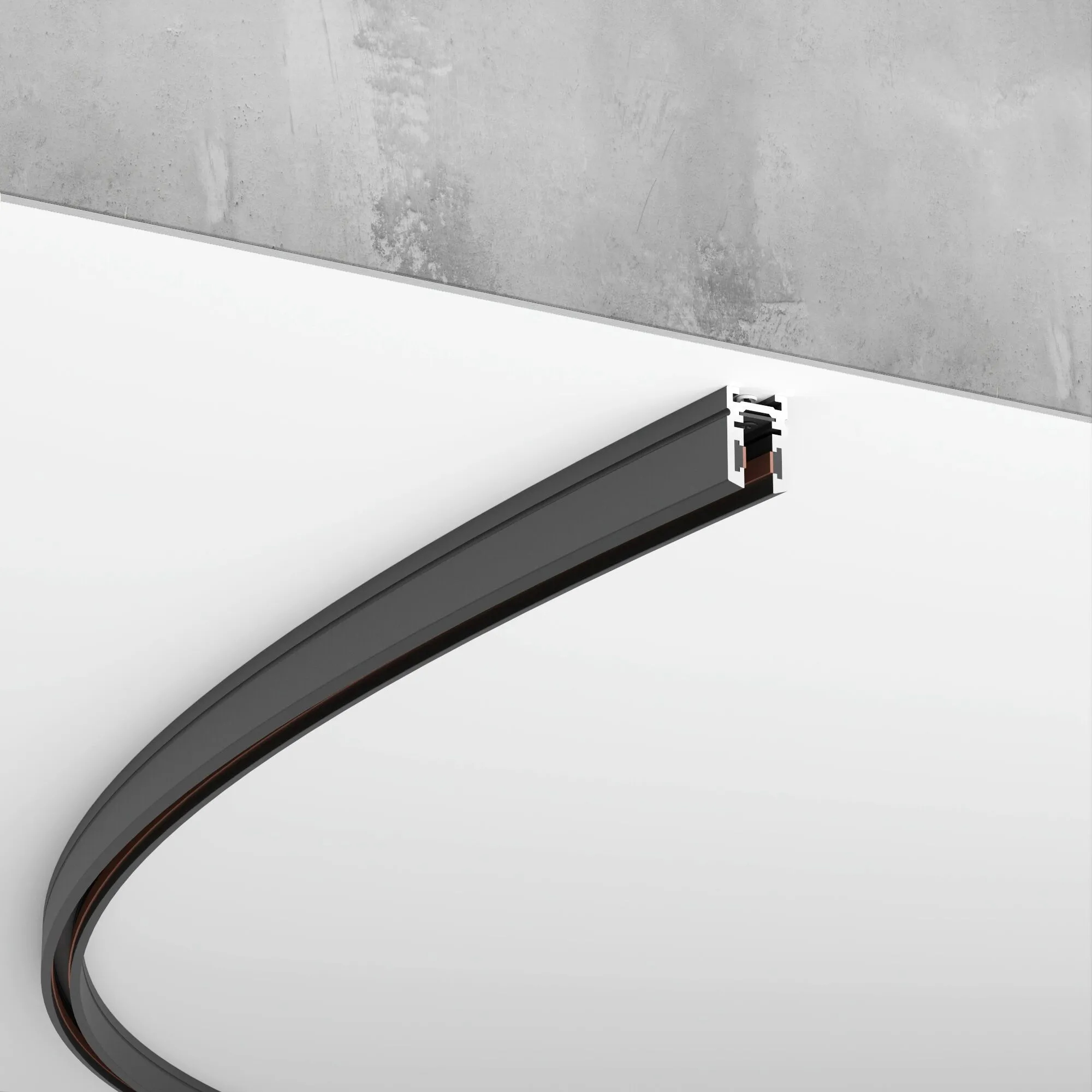 Mini Magnetic Шинопровод накладной (черный) Ø1200 мм - Фото 4