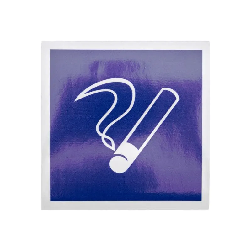 Наклейка информационный знак "Место курения" 100х100 Rexant 56-0032