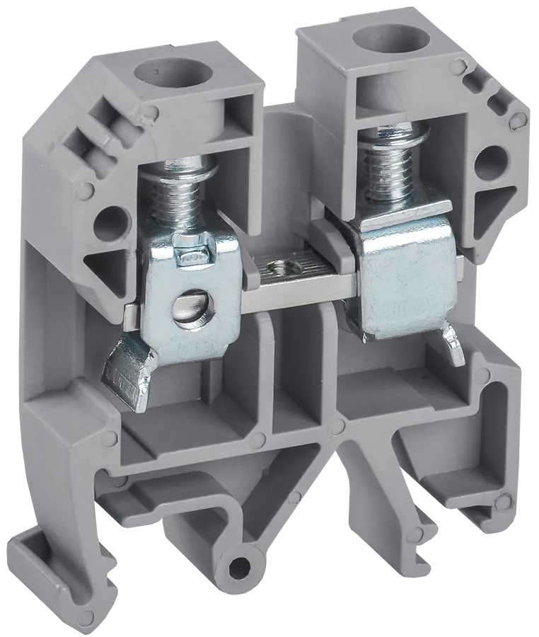 Клемма винтовая КВИ-6мм2 серая IEK