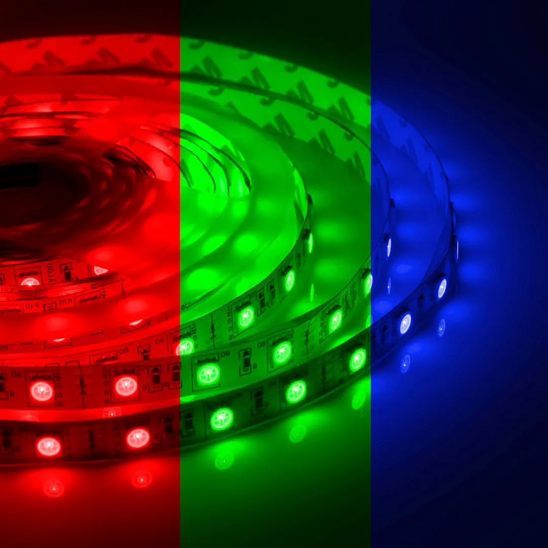 Лента светодиодная СТ smd5050 30д/м 12В IP20 5м RGB Apeyron