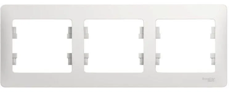 Рамка 3-м Glossa горизонт. бел. SE GSL000103