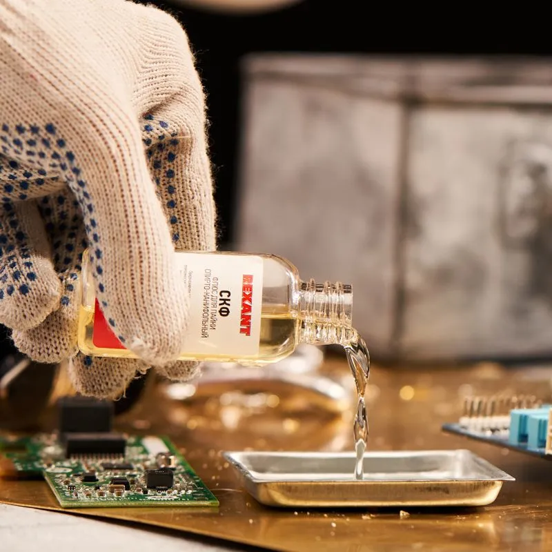 Флюс для пайки, СКФ (спирто-канифольный), 30мл, блистер REXANT - Фото 5