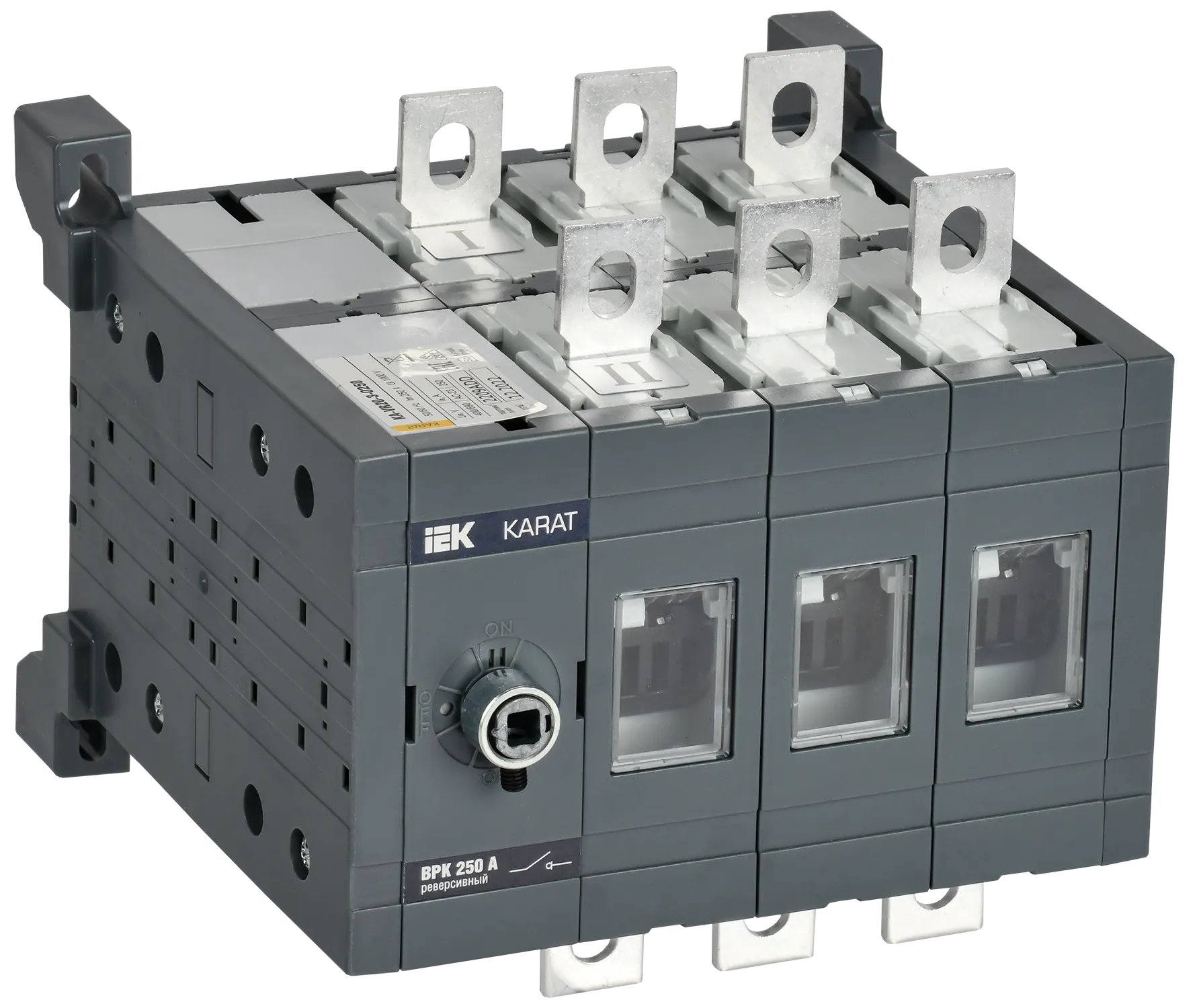 KARAT Выключатель-разъединитель ВРК реверсивный без рукоятки управления 3P 250А IEK
