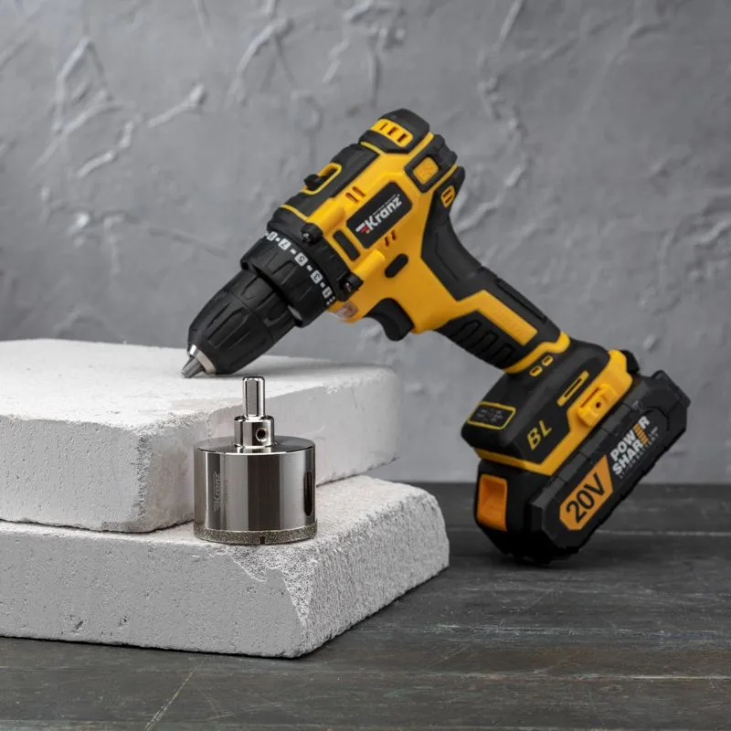 Коронка алмазная 55мм по керамограниту с центровочным сверлом KRANZ - Фото 2