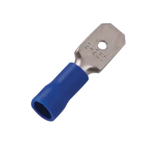 Разъем плоский "папа" РпИп 2,5-4,8 (100шт.) EKF rpip-2-5-0,8