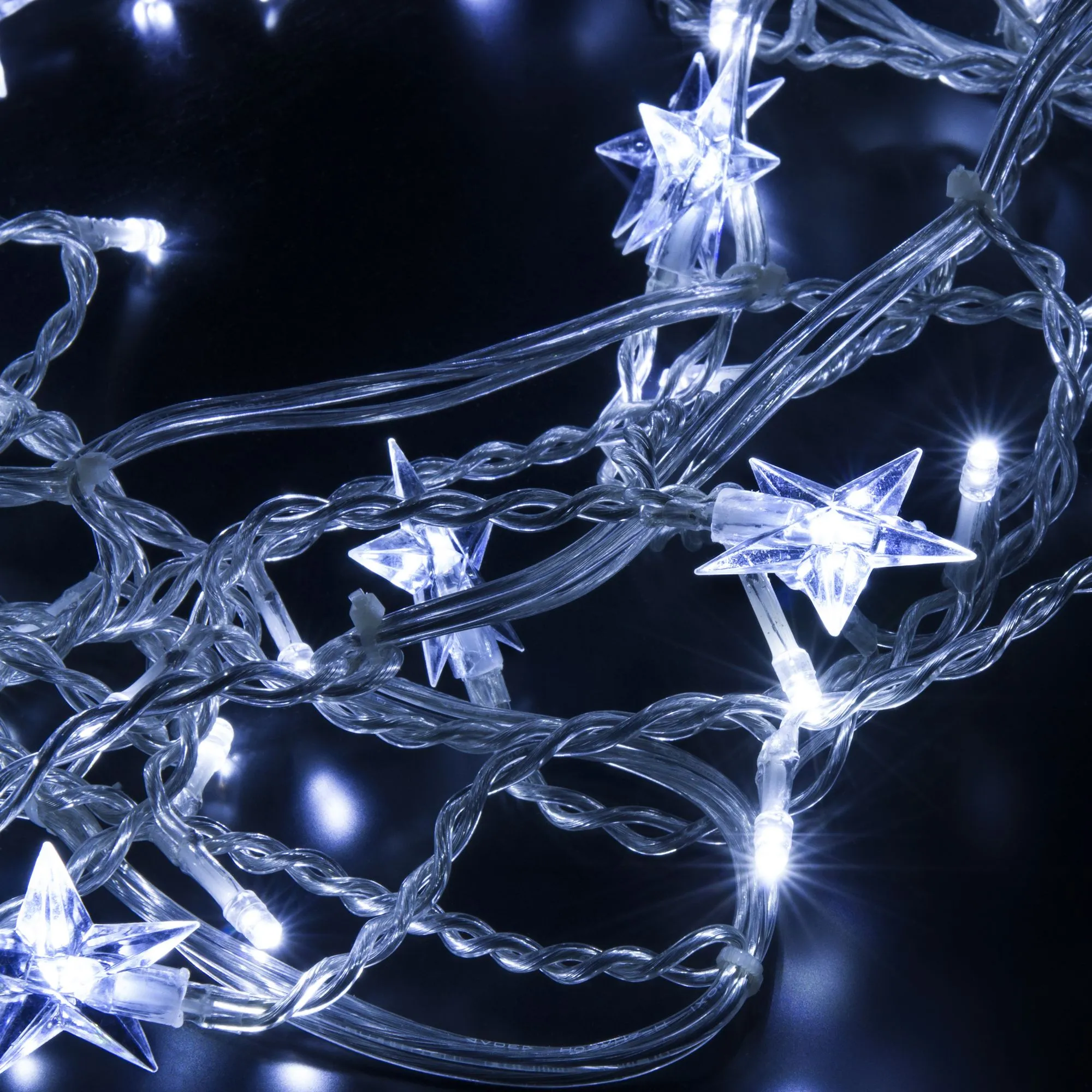 Гирлянда бахрома белый 1,8*0,5м IP20 100-002 Elektrostandard Eurosvet - Фото 5