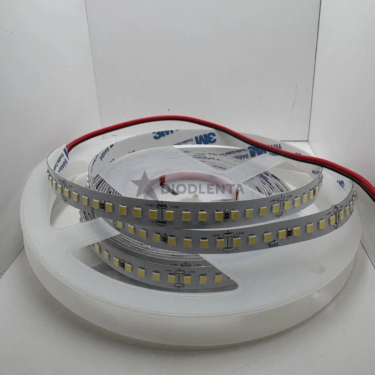 Лента 2835 176 IP20 16w тепл 24v(бум пак) ver2 2761