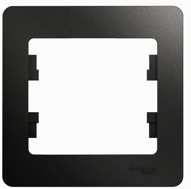 Рамка 1-м Glossa антрацит SE GSL000701