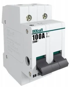Выключатель-разъединитель 2п 63А ВН-102 DEKraft 17007DEK 131590