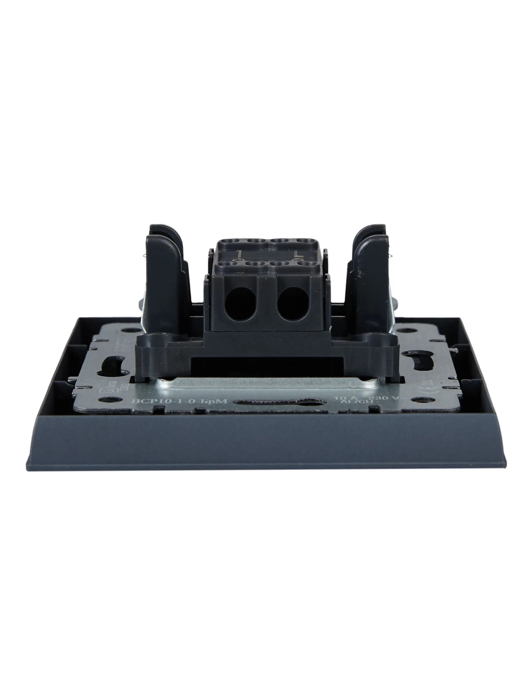 BRITE Выключатель 1-клавишный 10А в сборе ВСР10-1-0-БрМ маренго IEK - Фото 4