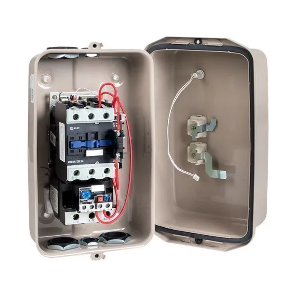 Пускатель в корпусе КМЭ 50А 230В с РТЭ Ir-37-50А и индик. IP65 EKF - Фото 9