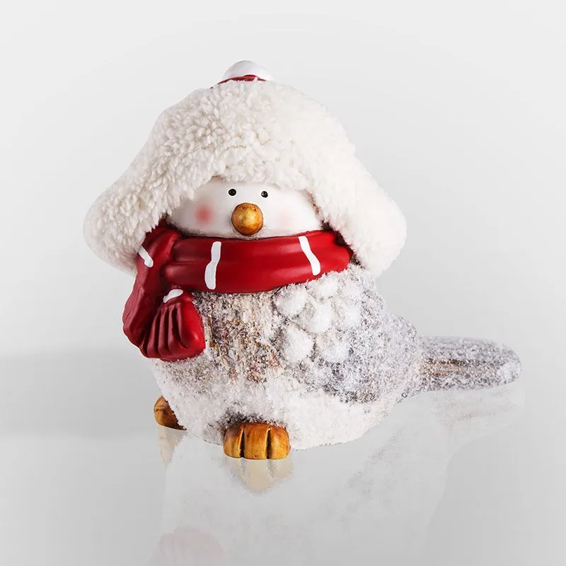 Керамическая фигурка Птенчик 17,5x10x14 см - Фото 3