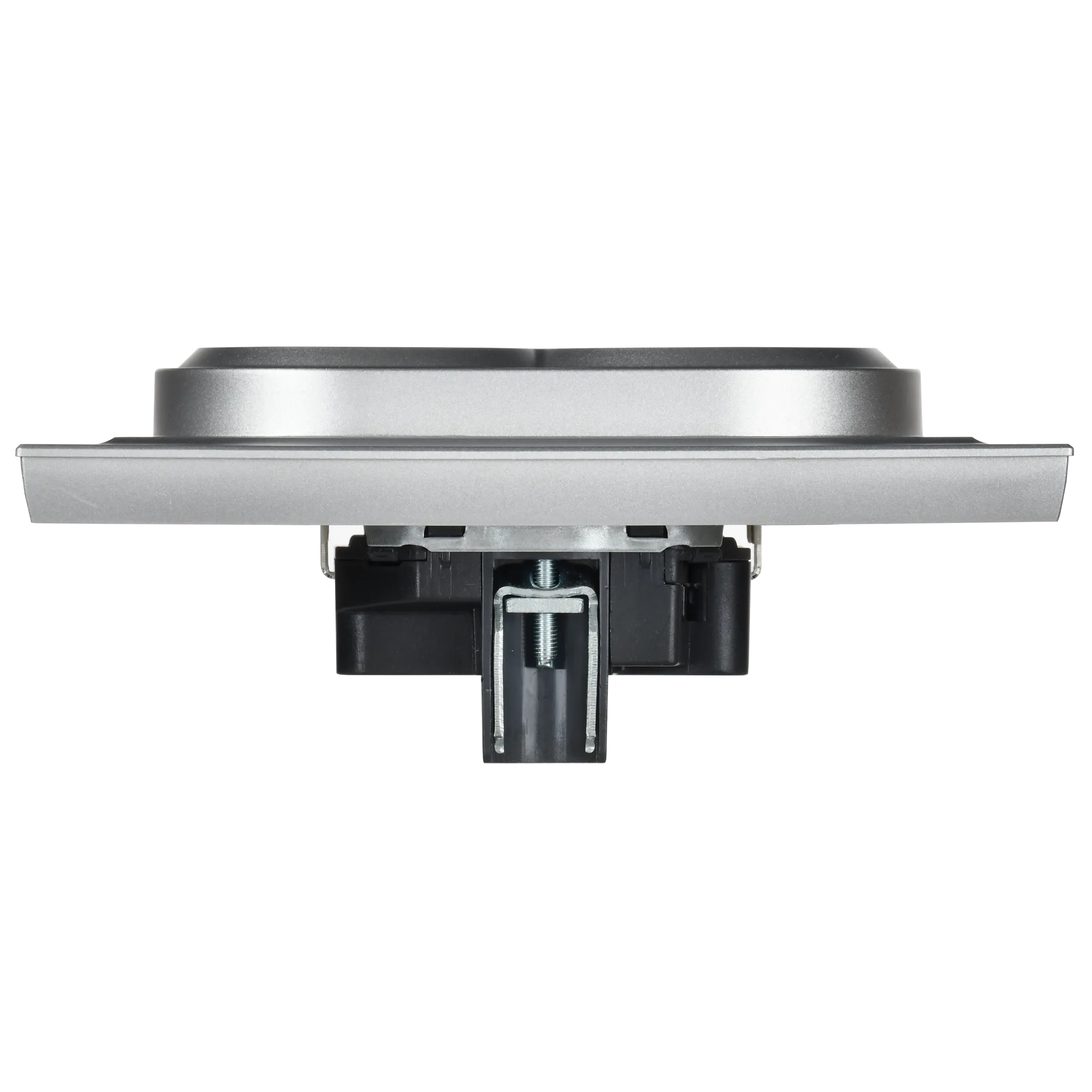 BRITE Розетка 2-местная с заземлением без защитных шторок 16А в сборе РС12-3-БрА алюминий IEK - Фото 5