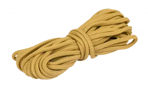 Шнур из п/э нити для фиксации проводов на изоляторах, цвет - песочное золото, ТМ "МезонинЪ", (5м /уп