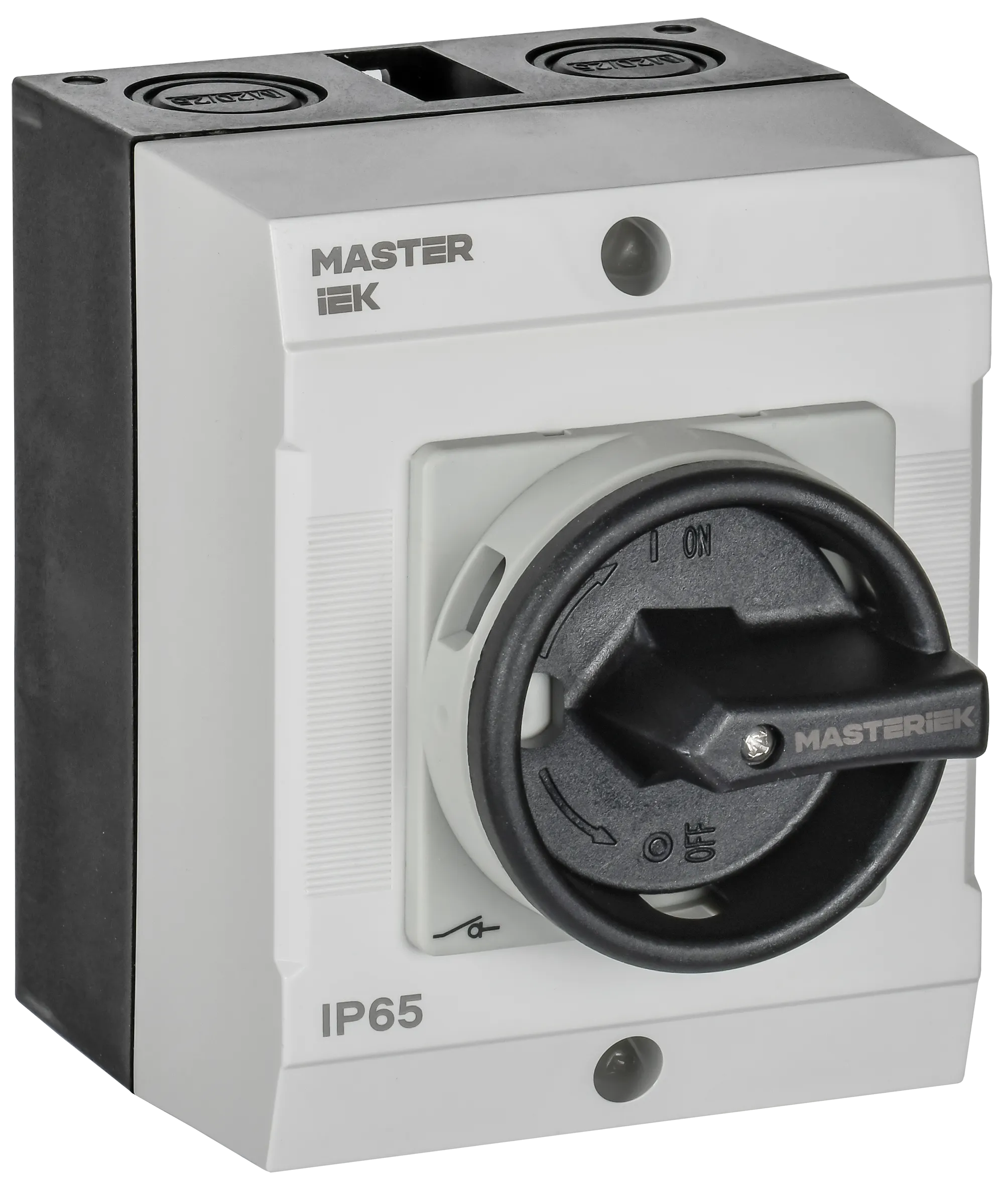 Переключатель кулачковый в боксе закрытая рукоятка 16А схема 55 IEK MI-CS21-016-055