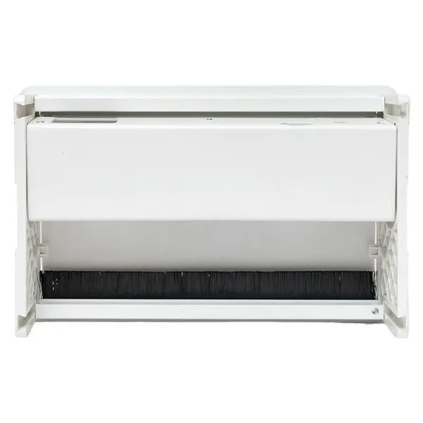 Встраиваемый настольный розеточный блок выдвижной, 8 модулей, белый, C-Line - Фото 3