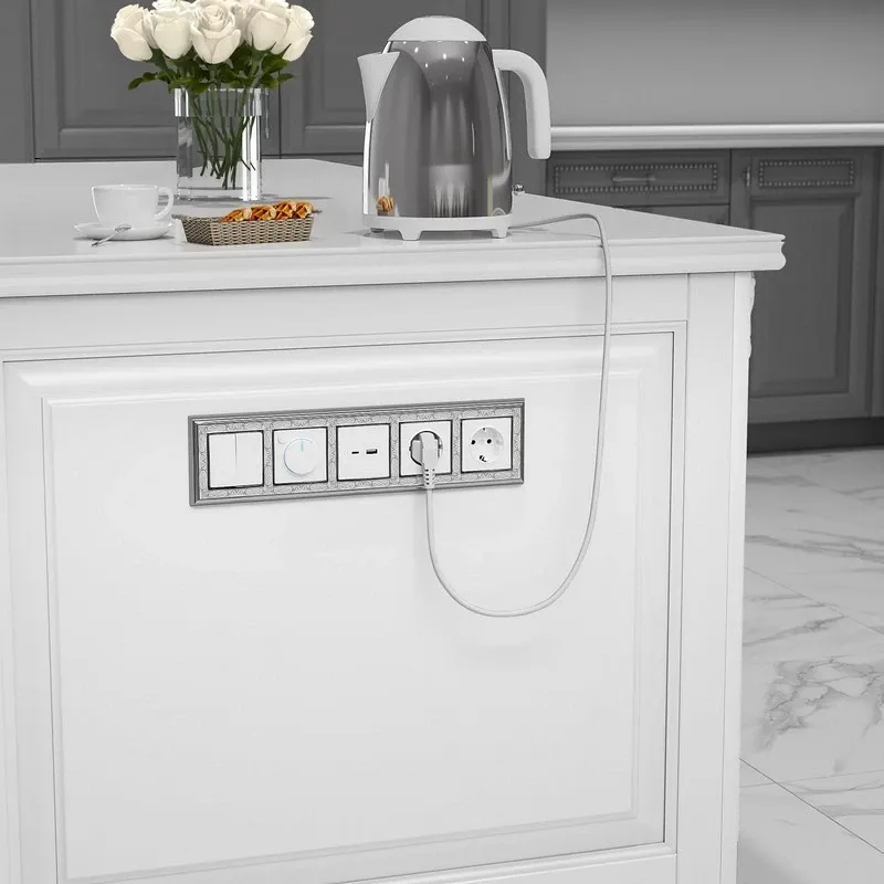 Перекрестный выключатель двухклавишный (белый) Werkel - Фото 6