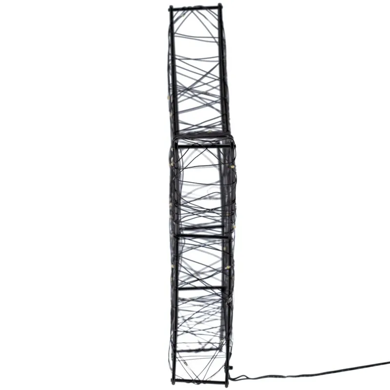 Металлическая 3D-фигура Звезда 35см, цвет свечения теплый белый, питание 3хAA (не в комплекте) NEON-NIGHT - Фото 4