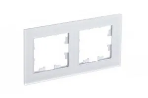 Рамка 2-м AtlasDesign Nature матов. стекло бел. SE ATN330102 1307994