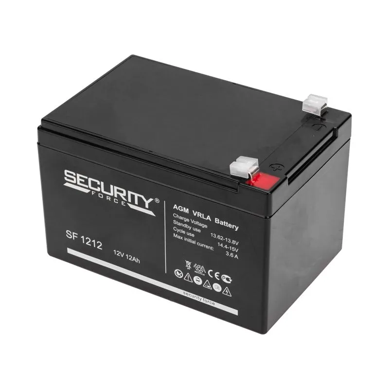 Аккумулятор свинцово-кислотный BT 1212, 12В, 12Ач, срок службы 3 года 30-2120-4