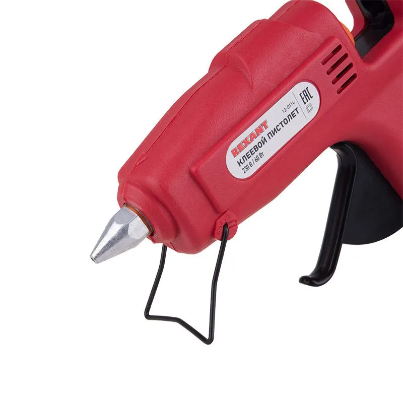 Пистолет клеевой, 60Вт, Ø11мм, с кнопкой, блистер REXANT - Фото 5